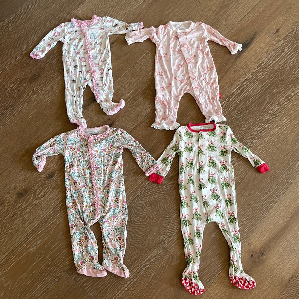Magnetic Me onesies - 0-3, 3-6 and 9-12 month